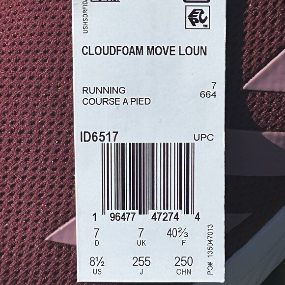 Adidas Cloudfoam Move Lounger Running Shoes – Women’s – New - Picture 12 of 15